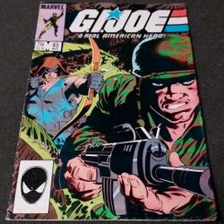GI JOE A Real American Hero #45 Marvel Comics Vintage 1986 Comic Book Zartan