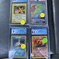 Vintage Pokemon Psa Slabs 