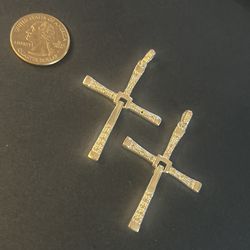 New never used solid .925 sterling hand made Cross pendant. Micro CZ $35 each