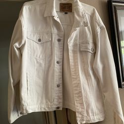 White Denim Jacket