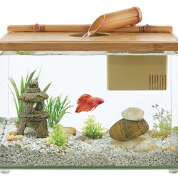 Betta Bamboo Fish Tank 