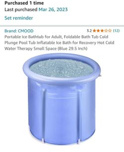 Ice Bath Tub Pool Cold Plunge 