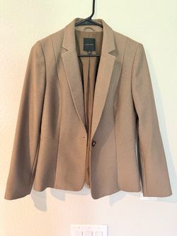 Alex Marie Tan Single-Button Blazer