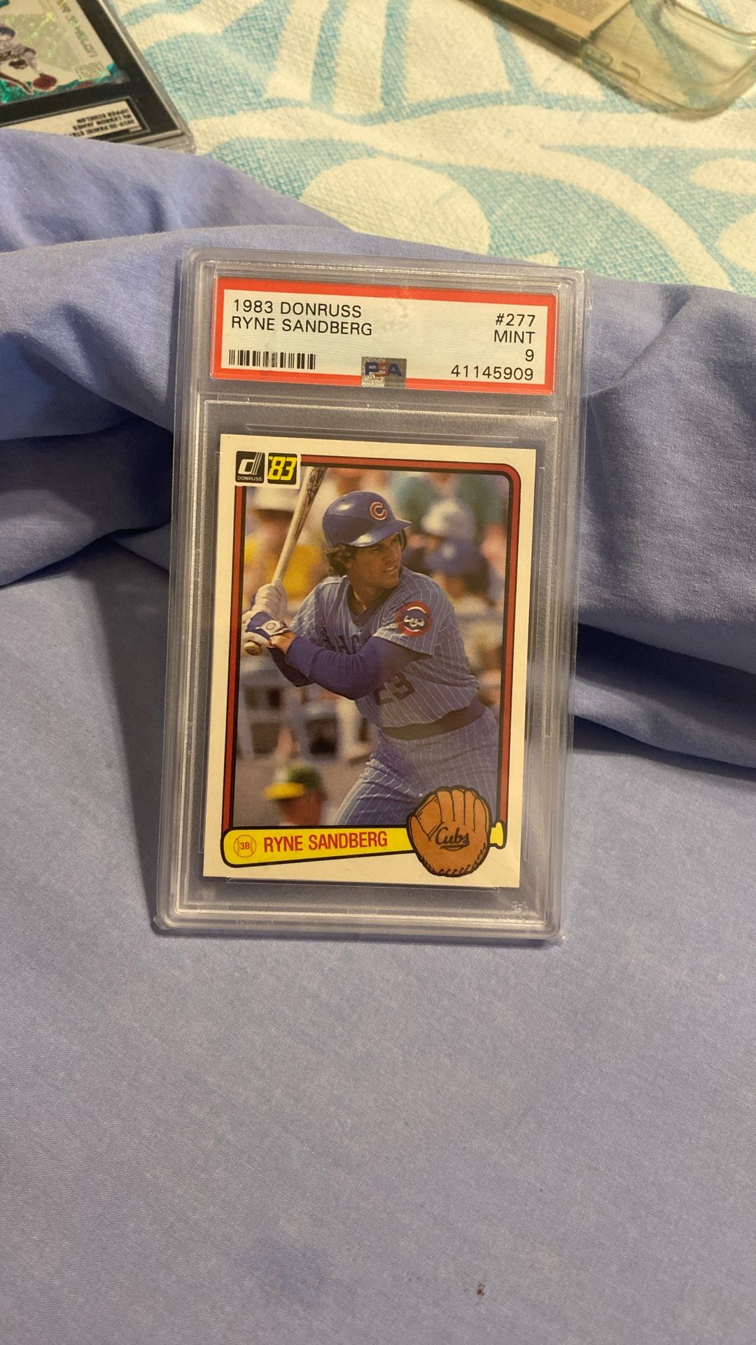 Ryne Sandberg Rookie 1983 Donruss Min Graded Nine