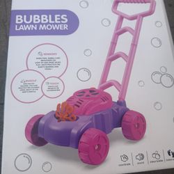 Brand New In Box Bubble Lawn Mower for Toddlers 3+,Outdoor Bubble Blower Machine for 3+ Year Old Boys Toy Gifts,Kids Push Summer Outside Garden Toys,P