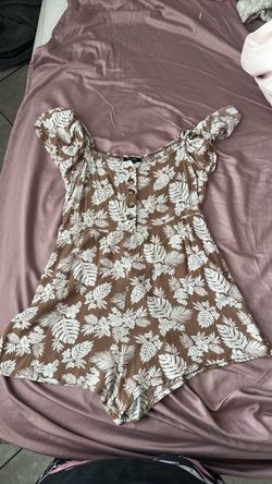 brown romper