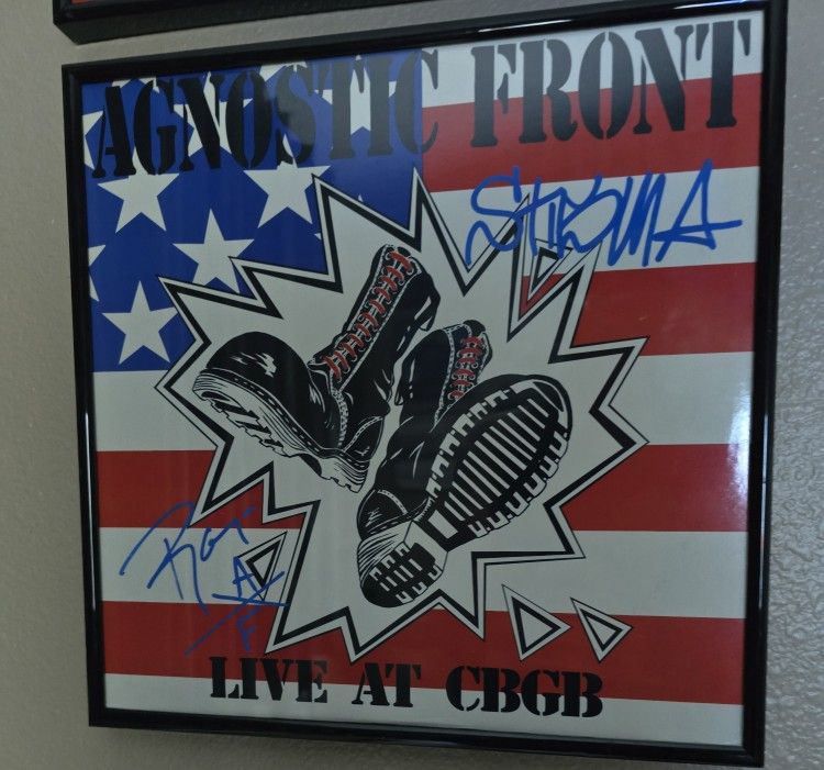 Original Press From Agnostic Front Live At CBGB!