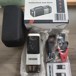 Portable Tire Inflator, Jump Starter, Vacuum & Power Bank – Compact & Powerful 🚗⚡️