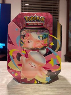 Pokemon Mega Moonlit Tin Mega Clefable EX