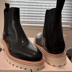Dolce Vita Patent Leather Rain Boots Size 9