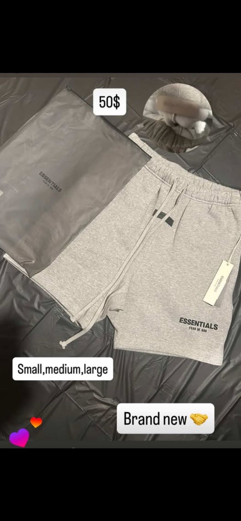 Essential Shorts Size Xs And S