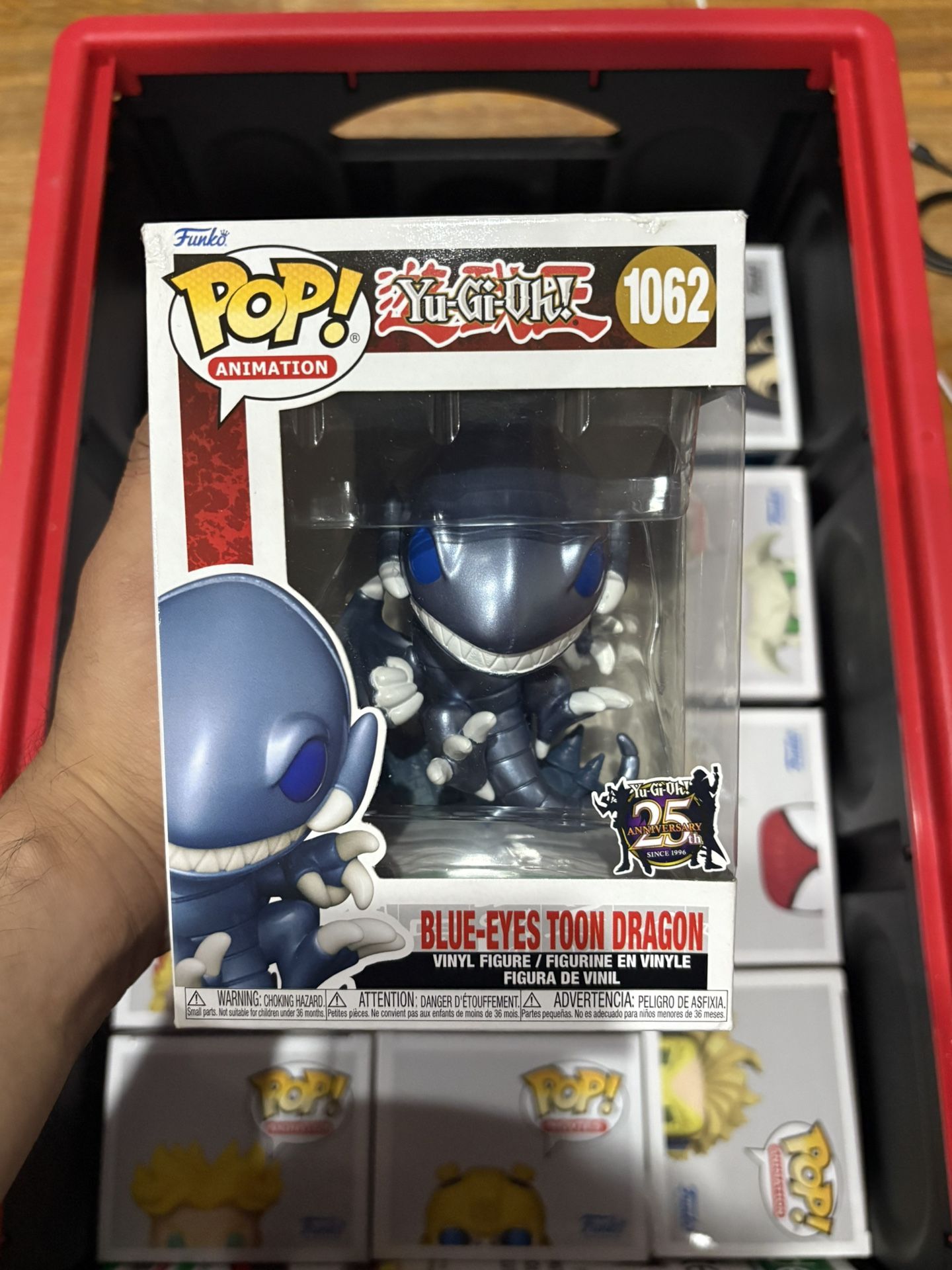 Yugioh Funko Pop (Blue Eyes Toon Dragon)