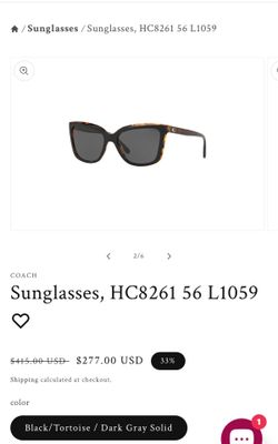 Coach women’s sunglasses