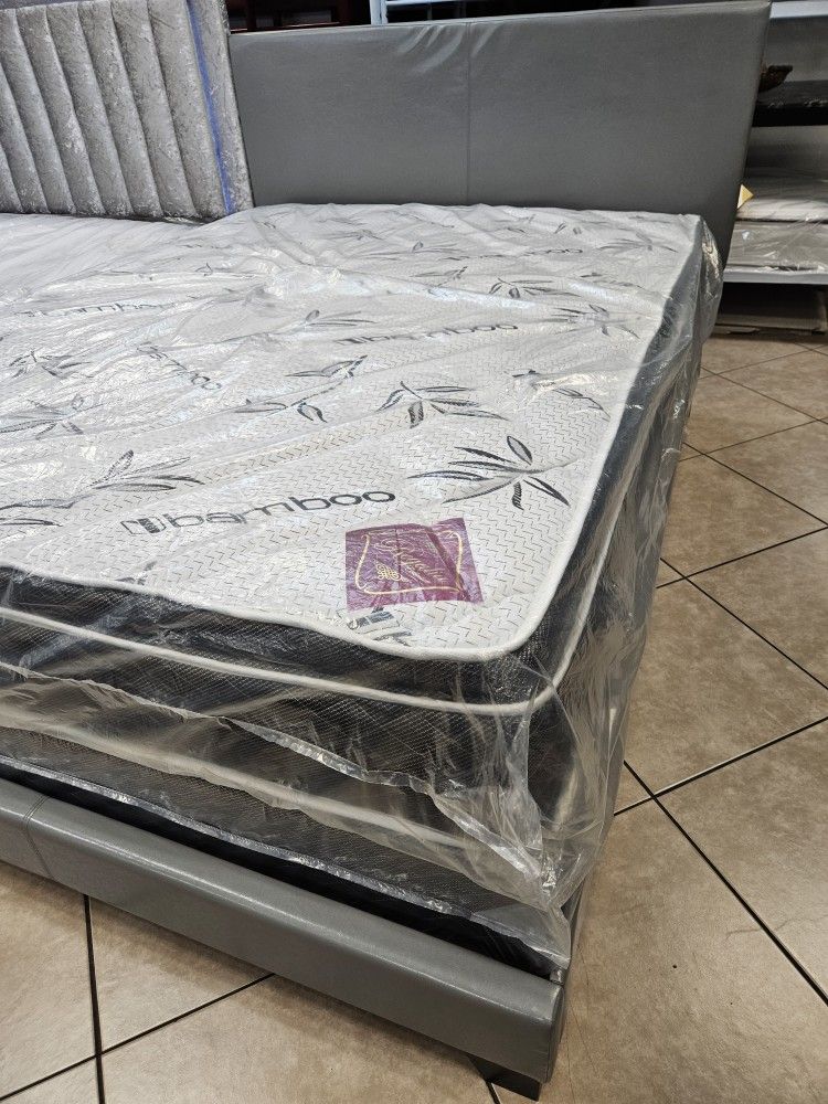 QUEEN SET PILLOWTOP $249 ==》》 Mattress And Box Spring