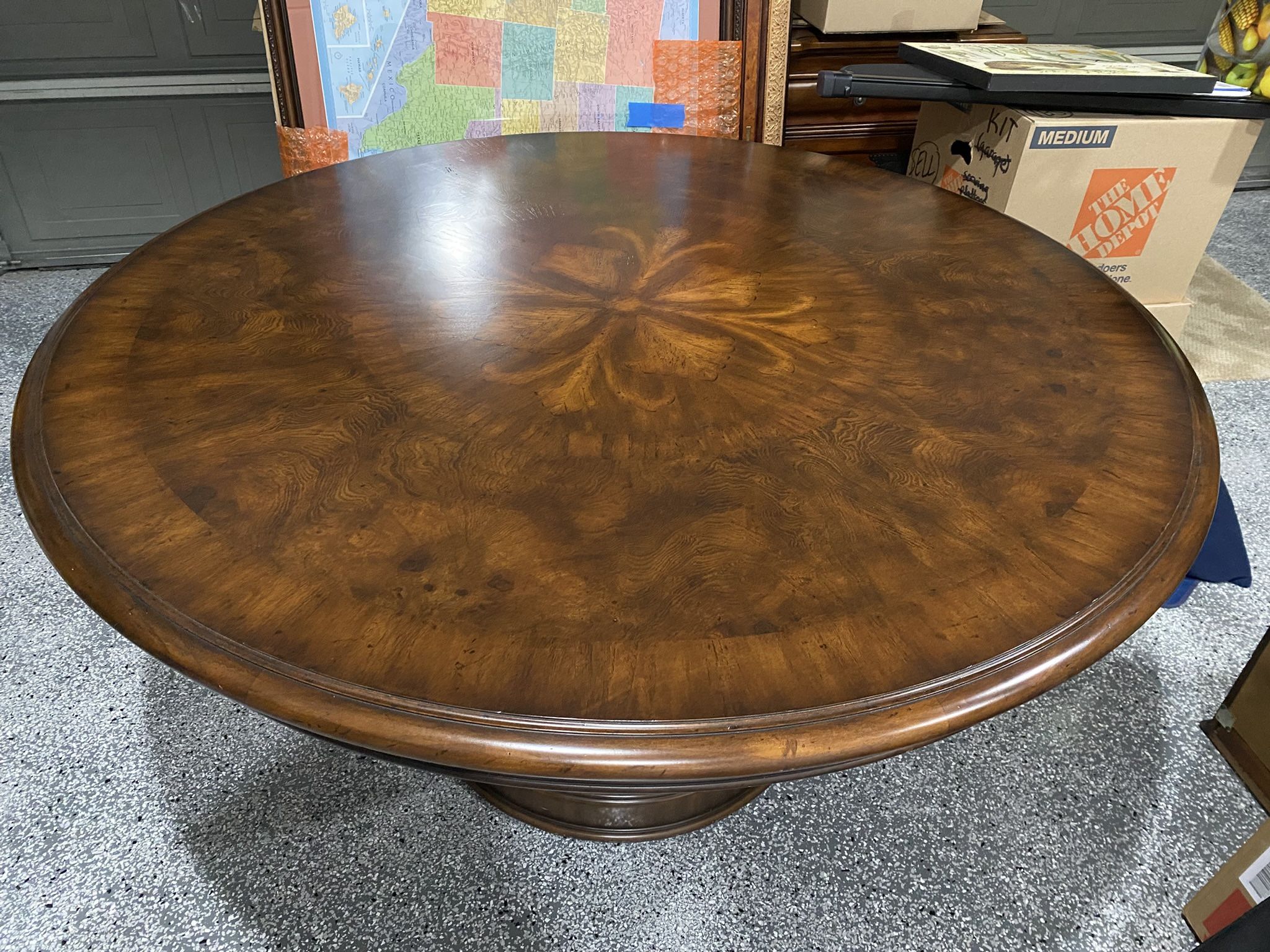 60” Round Thomasville Hills Of Tuscany Dining Table