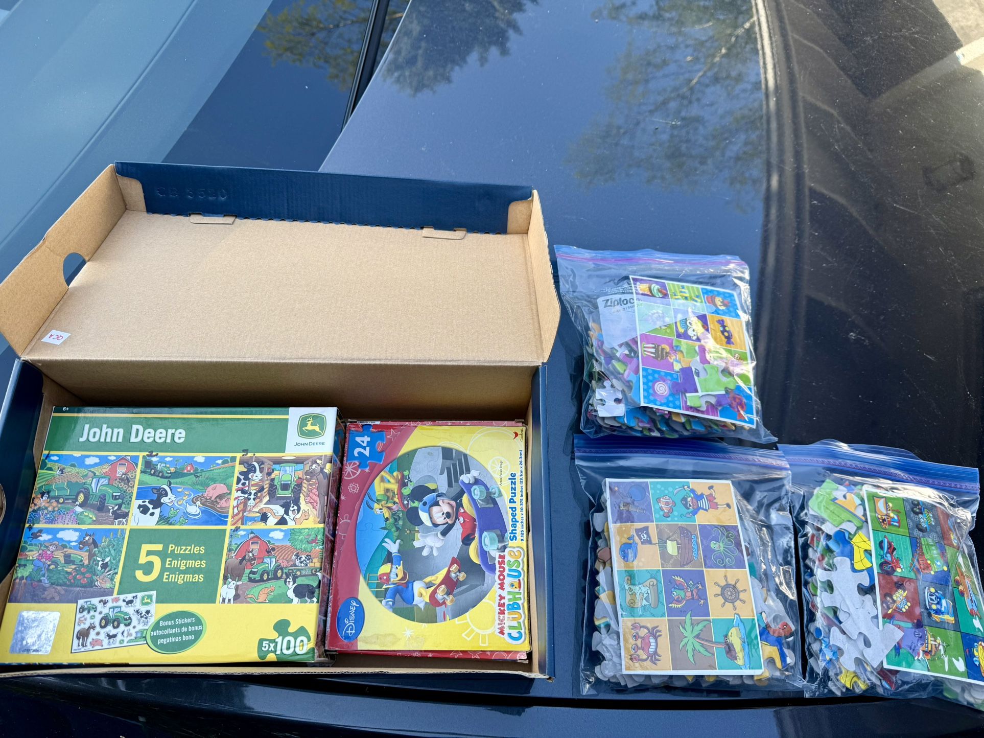 5 Sets Of Puzzles For Kids