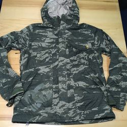 DC Parka Windbreaker Waterproof 5000 Series Camo Camouflage Dollar Yen Euro Pound