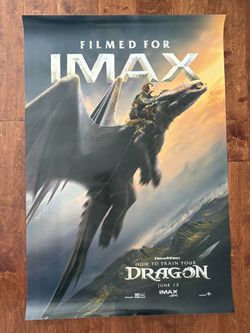 How to Train Your Dragon 2025 AMC IMAX Early Access Fan Event 27x40 Poster New