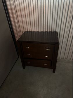 Brown night stand