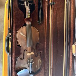 Gray 4/4 Violin & Accessories
