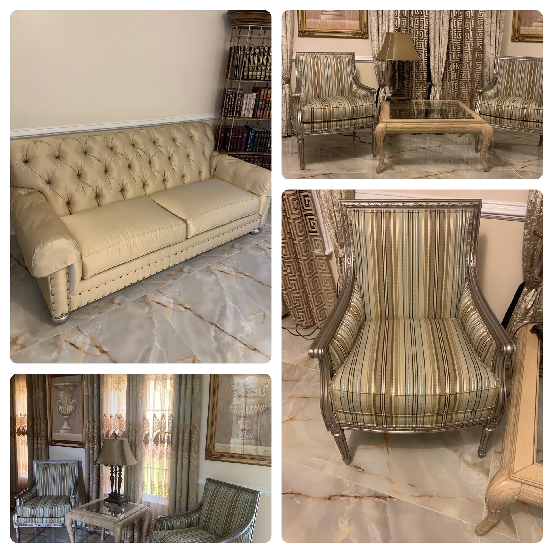 Ethan Allen Couch And Two Arm Chairs