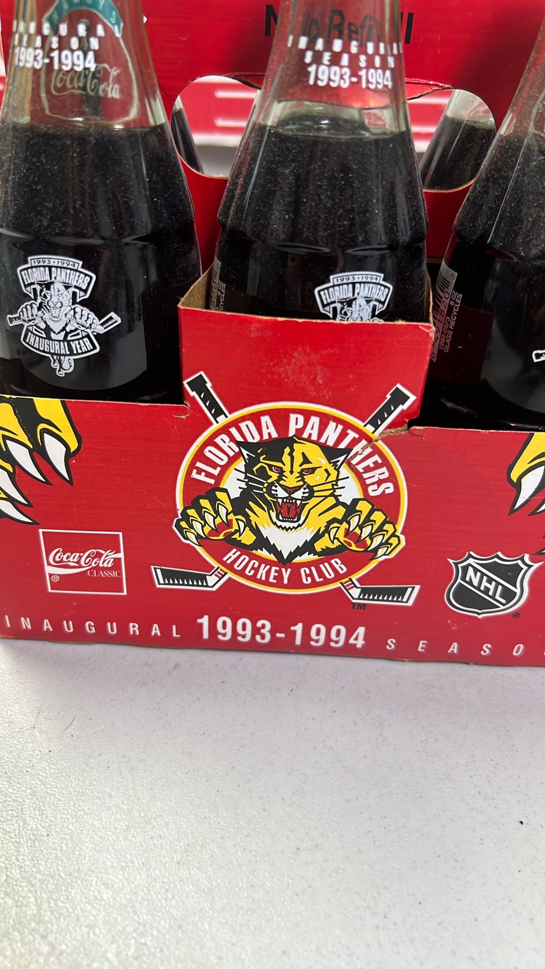 Florida Panthers Coca-Cola Six Pack $10