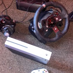 Logitech xbox racing wheel