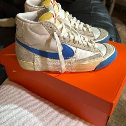 Nike Blazer Mid 77 Remastered Photo Blue Size 6