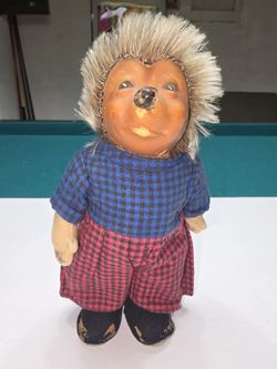Vintage Steiff Micki Hedgehog, Steiff Animal Mecki. Condition: See Photos.