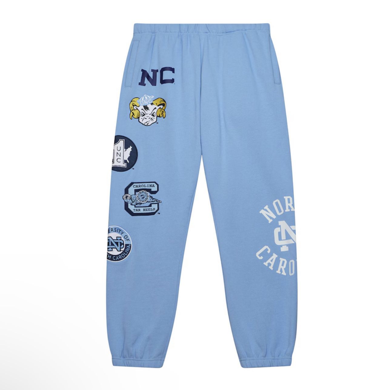 🔥Mitchell & Ness City Collection UNC Tar Heels Fleece Sweatpants!🔥