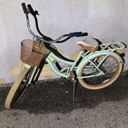 24” Huffy Nel Lusso Mint Green Beach Cruiser 