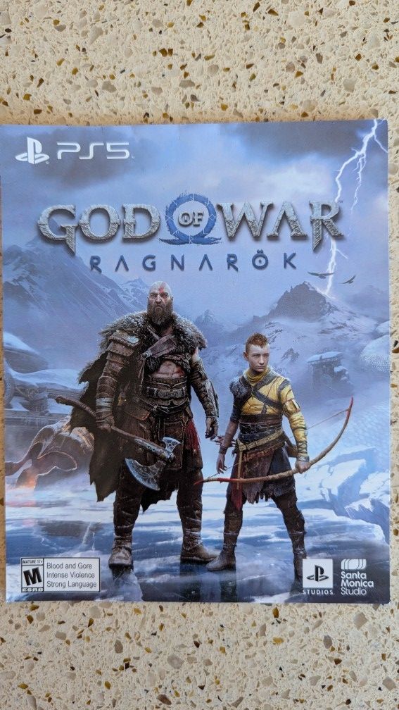 God Of War Ragnarok PS5 Digital Code.