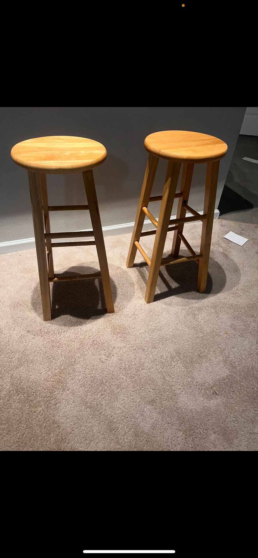 Two Wooden Stools