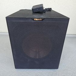 Klipsch R-12SW Powerful Deep Bass Front Firing 12" Copper-Spun Driver 400W Digital Power Subwoofer 14" X 18.5" X 16"