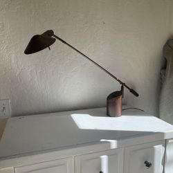 Vintage 80s Robert Sonneman, George Kovacs Feather Desk Lamp Mid Century Modern