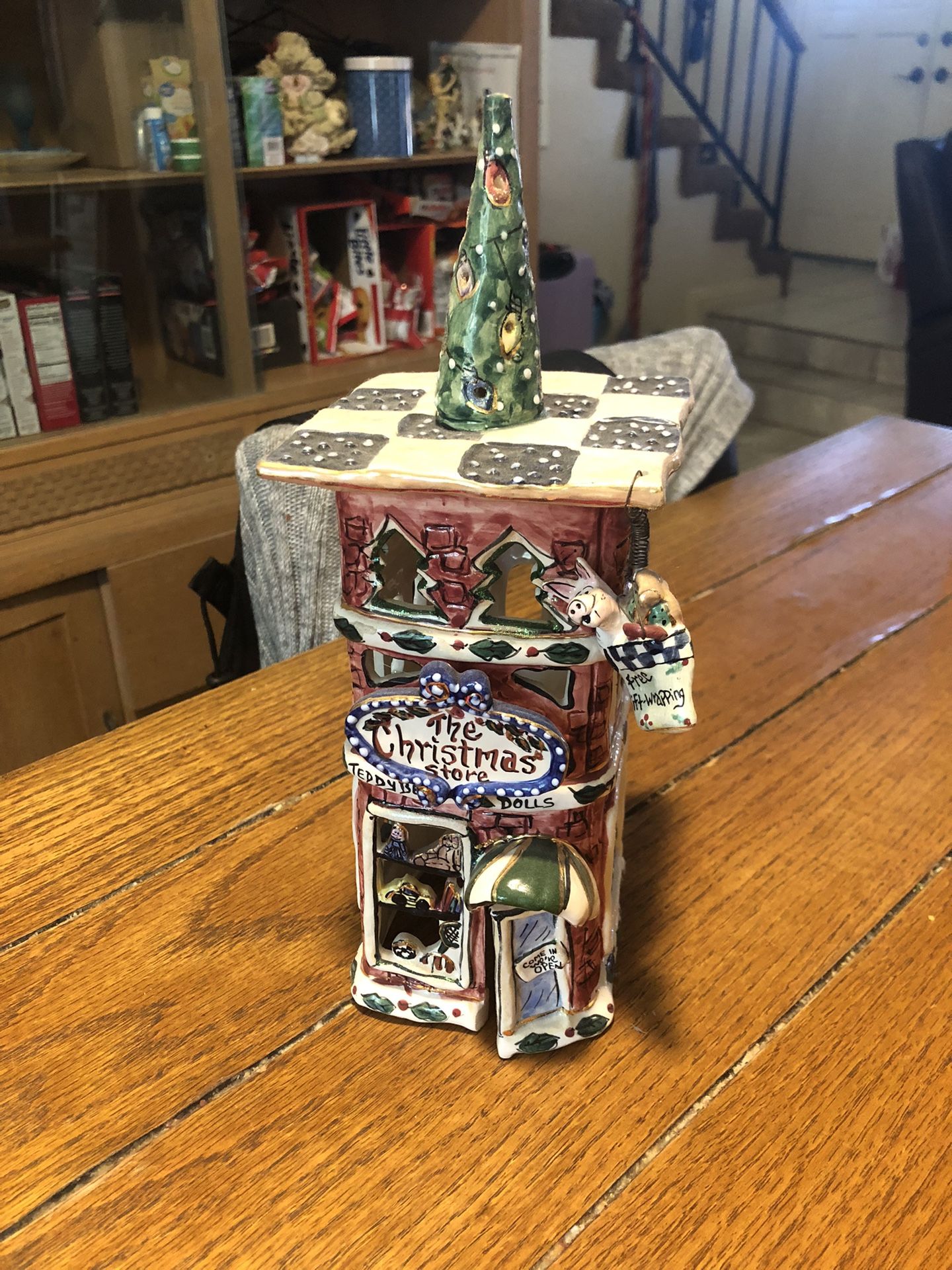 Christmas Store Yes Candle Holder