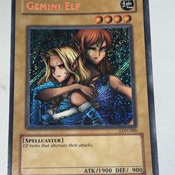 Gemini Elf LON-000 Labyrinth of Nightmare Unlimited HEAVY Holo Bleed Error - LP