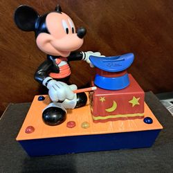 Vintage Disney mickey mouse electronic talking magic bank 