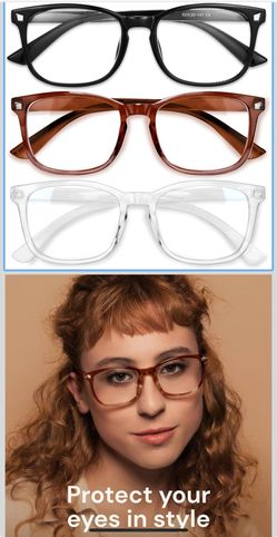 Gaoye Stylish Blue Light Glasses for Woman - Computer Glasses for Blue Light Blocking - Lightweight Frames 