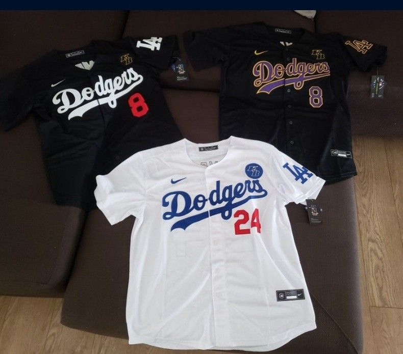 KOBE BRYANT MEN'S JERSEYS LOS ANGELES DODGERS, GREAT COLOR, AND DESIGN CASH PLEASE