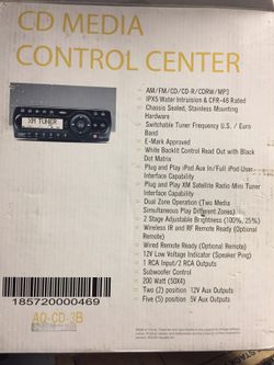 Brand-new aquatic aq-cd-3b AV cd media control center $125