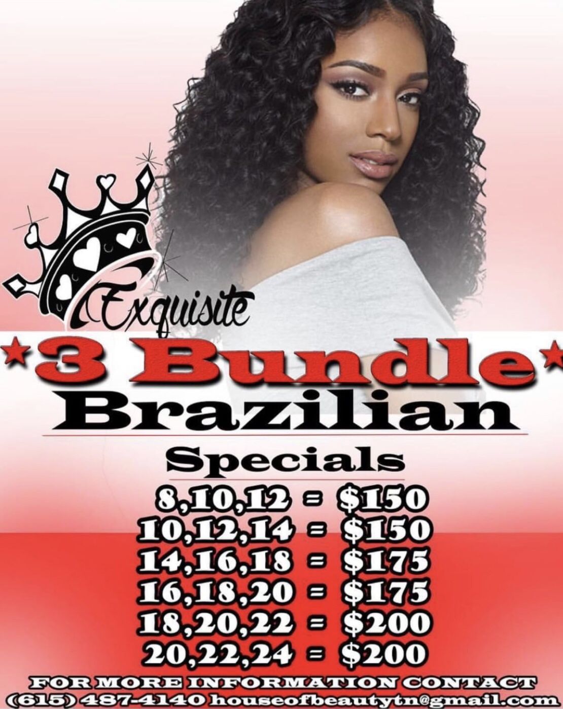 Exquisite Hair 3 Bundle Sale