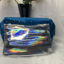 2 ASSORTED MAKE UP BAGS 