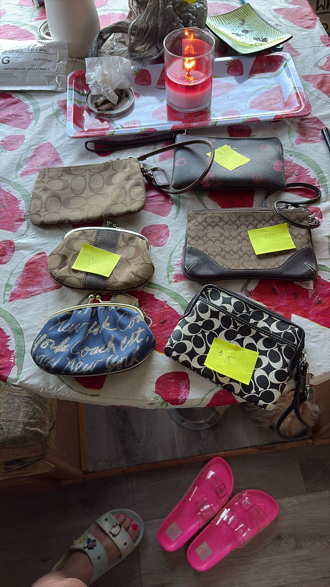 Coach Walket Coin Purse Credit Cards Holder $10 Or $20 Each