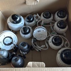 Several Different Types Of Dome Security Cameras 