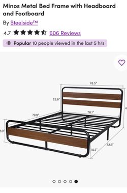 King size bedroom with headboard and footboard