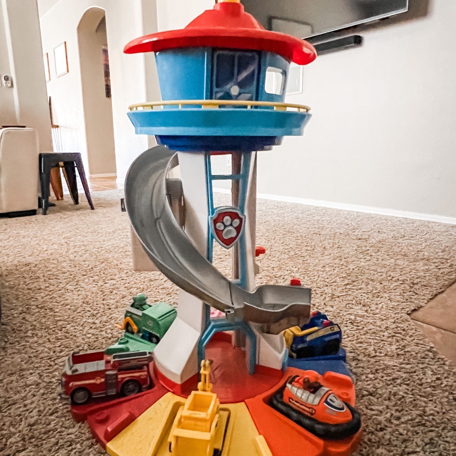 Paw patrol lookout tower used best sale