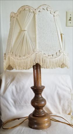 Vintage side table lamp