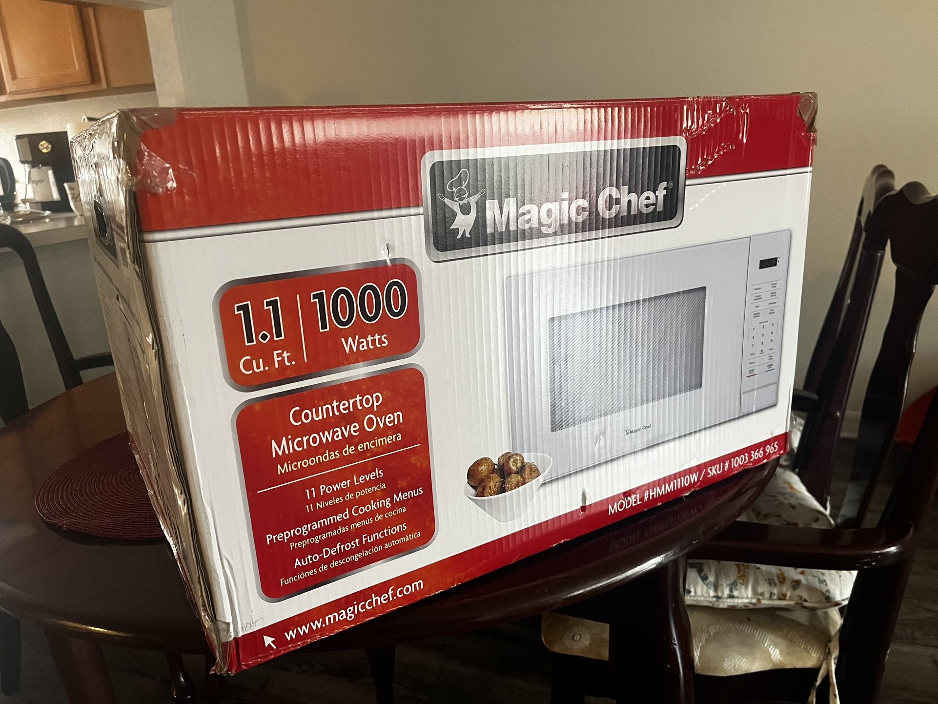 Microwave Magic Chef 1000 Watts