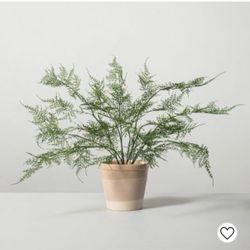 NEW Target 18.5" x 22" Faux Fern Potted Plant - Hearth & Hand™ with Magnolia